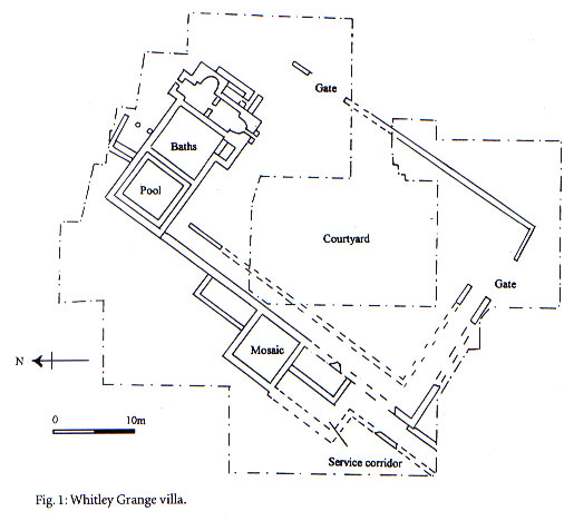plan of Whitley Grange Villa
